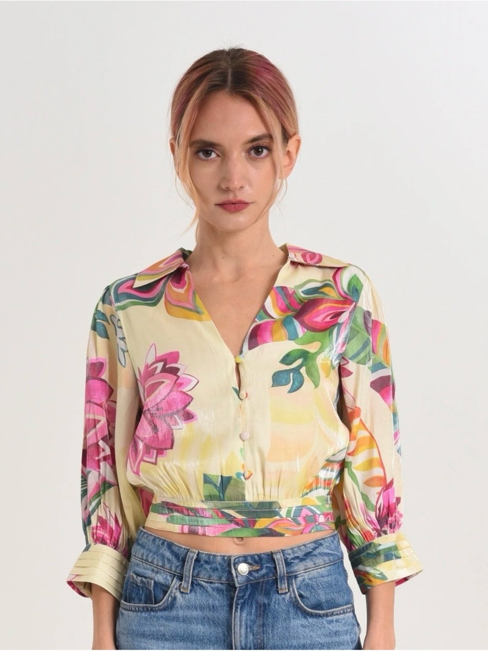 Ciebon Floral Print Blouse